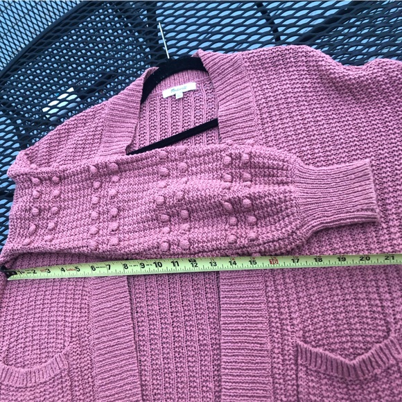 Madewell Bobble Cardigan Sweater Open Front Pockets Oversized Size xxs - Picture 5 of 12